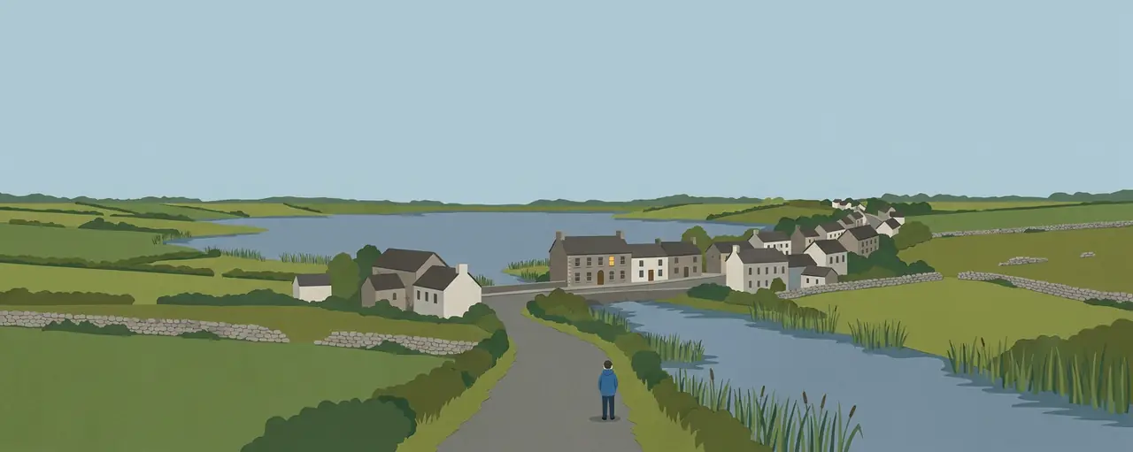 An illustrated landscape of Westmeath.