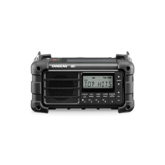 Black Sangean MMR-99 DAB+ emergency radio.